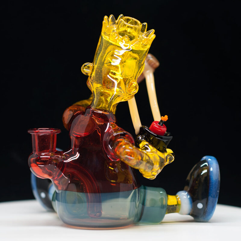 JSmart Bart Simpson styled rig - Westend Smoking Accessories Glasgow