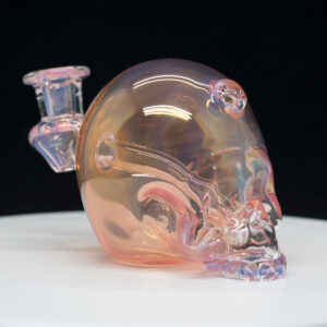 Marty Preston Skull Glass Rig pink effect