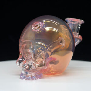 Marty Preston Skull Glass Rig pink effect