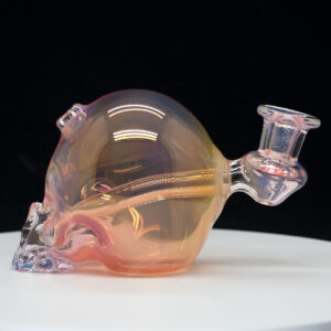 Marty Preston Skull Glass Rig pink effect
