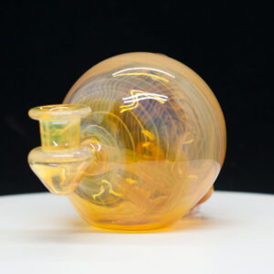 Marty Preston Skull Glass Rig yellow effect