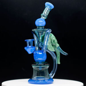 Marty Preston zion collab rig blue with elephant design
