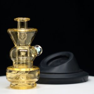 EF Norris - Puff Co - Yellow with green cast - Comes with or without Peak Attachment