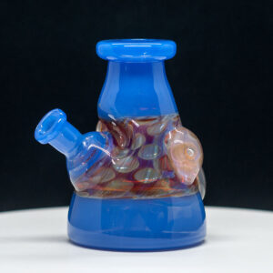 Mellow Glass - Blue Shell Designs Mini Rig Only - 10mm - Image 2