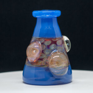 Mellow Glass - Blue Shell Designs Mini Rig Only - 10mm - Image 4