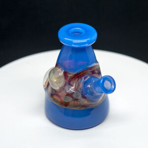 Mellow Glass - Blue Shell Designs Mini Rig Only - 10mm - Image 5