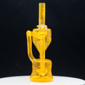 Rooster Yellow with Blue rim with matching bubble cap - Special feature opal coin - Image 3