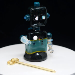 Alternative view of Torchress - 2 Piece Set - Robot Set Blue with brushed opal