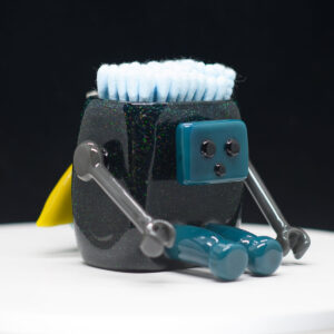 Torchress - 2 Piece Set - Robot Set Blue with brushed opal - Image 6