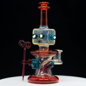 Torchress & Snafu - Red & Clear Robot with matching red dab tool - Image 6