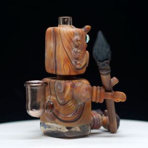 Torchress & Don Chile Ortega Collab - Wood Effect Robot with matching dab tool - Image 4