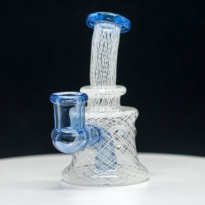 Dave Mann - 14mm Mini Rig only in white lines with blue tip design - Image 5