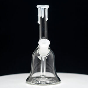 Hive Glass Clear Rig only - White Drip Design - Image 3