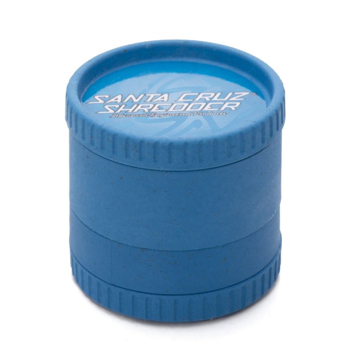 Blue 4 Piece Hemp Grinder by Santa Cruz Shredder - Image 2