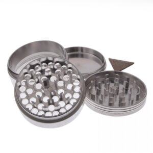 Space Case Large Polished 4 Piece Grinder - Image 2