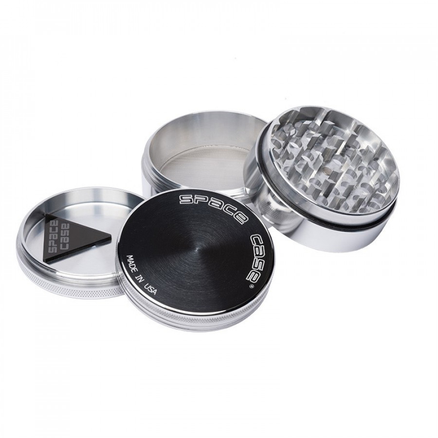 Space Case Medium Polished 4 Piece Grinder - Image 2