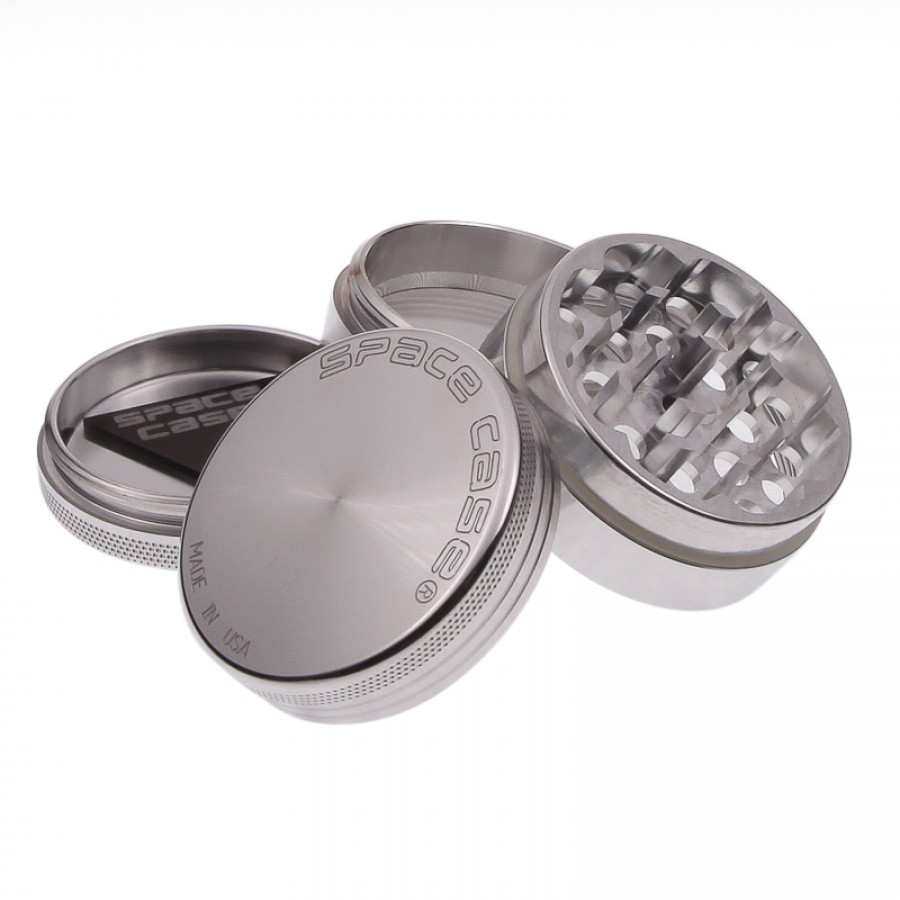 Space Case Small Polished 4 Piece Grinder - Image 2