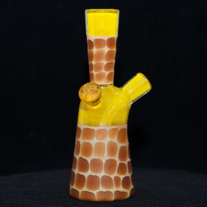 Matt Robertson - Zoo Tube Series - 10mm Quality Glassware - Bright Yellow with Yellow Logo. Free Mood Mat & Peli Case - Image 2