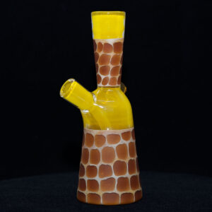 Matt Robertson - Zoo Tube Series - 10mm Quality Glassware - Bright Yellow with Yellow Logo. Free Mood Mat & Peli Case - Image 3