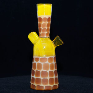 Matt Robertson - Zoo Tube Series - 10mm Quality Glassware - Bright Yellow with Yellow Logo. Free Mood Mat & Peli Case - Image 4