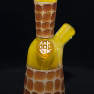 Matt Robertson - Zoo Tube Series - 10mm Quality Glassware - Bright Yellow with Yellow Logo. Free Mood Mat & Peli Case - Image 5