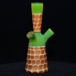 Matt Robertson - Zoo Tube Series - 10mm Quality Glassware - Lime Green with Gold Logo. Free Mood Mat & Peli Case - Image 2