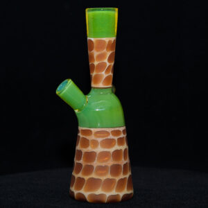Matt Robertson - Zoo Tube Series - 10mm Quality Glassware - Lime Green with Gold Logo. Free Mood Mat & Peli Case - Image 3