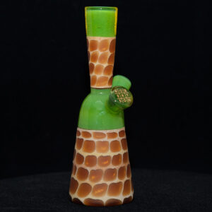 Matt Robertson - Zoo Tube Series - 10mm Quality Glassware - Lime Green with Gold Logo. Free Mood Mat & Peli Case - Image 4