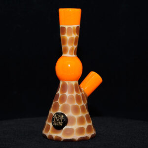 Matt Robertson - Zoo Tube Series - 10mm Quality Glassware - Bright Orange with Dark Logo. Free Mood Mat & Peli Case - Image 2
