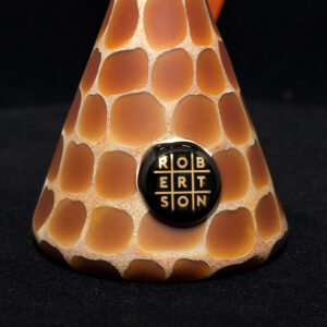 Matt Robertson - Zoo Tube Series - 10mm Quality Glassware - Bright Orange with Dark Logo. Free Mood Mat & Peli Case - Image 4