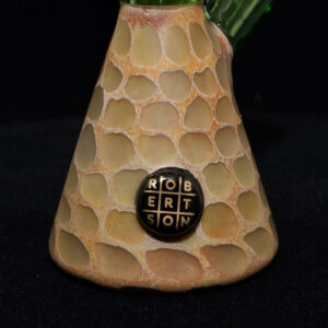Matt Robertson - Zoo Tube Series - 10mm Quality Glassware - Green with dark logo on base. Free Mood Mat & Peli Case - Image 6