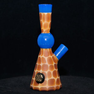 Matt Robertson - Zoo Tube Series - 10mm Quality Glassware - Royal Blue with dark logo on base. Free Mood Mat & Peli Case - Image 2