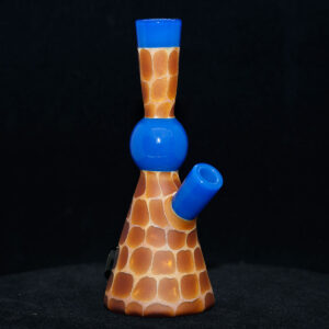 Matt Robertson - Zoo Tube Series - 10mm Quality Glassware - Royal Blue with dark logo on base. Free Mood Mat & Peli Case - Image 3