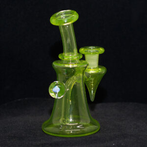 Glass Haze - lime drop green mini banger hanger - Image 4