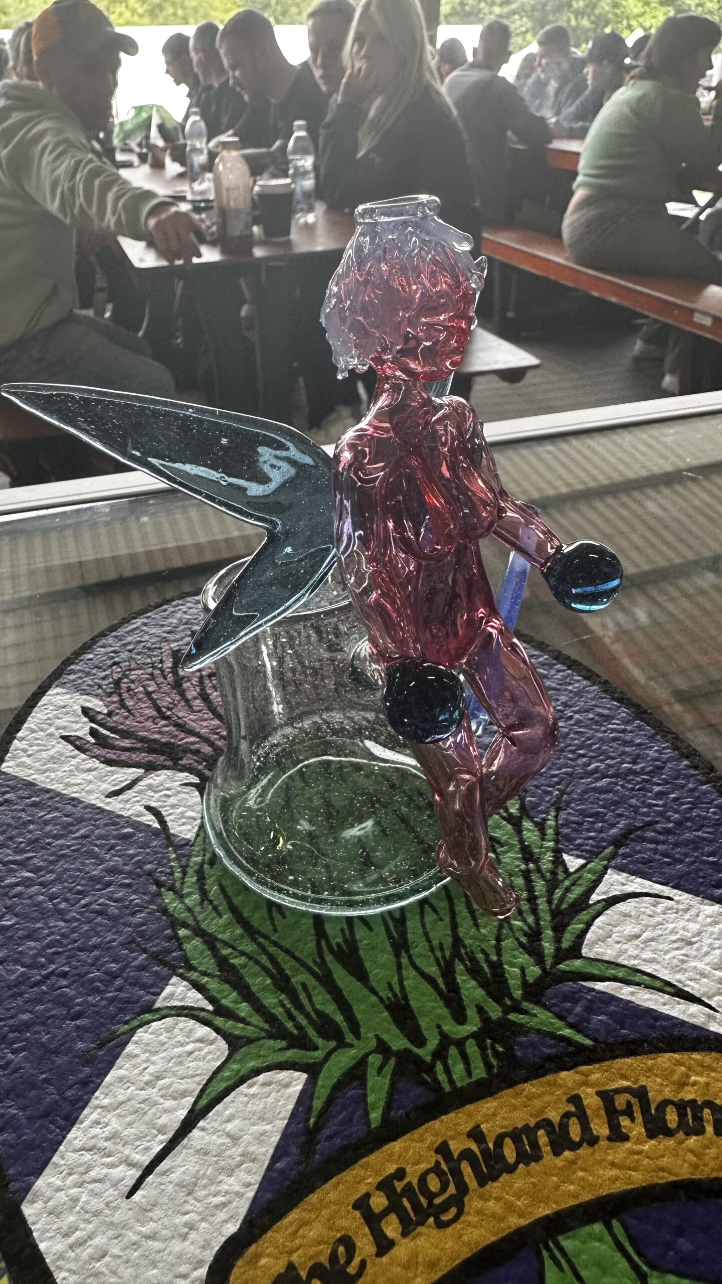 Heliox Glass Art Ice Fairy Puffco Proxy Attachment