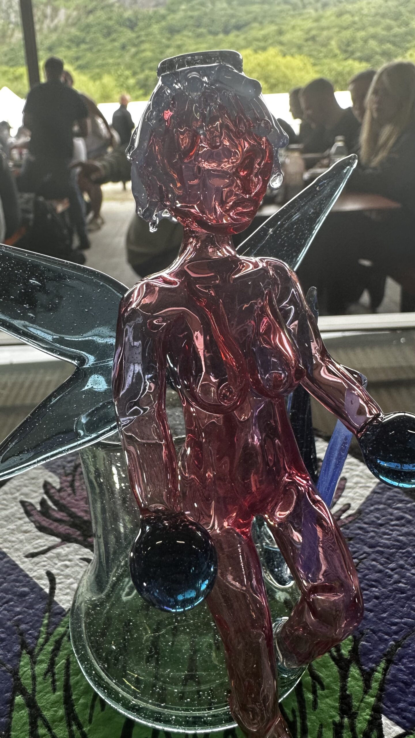 Heliox Glass Art Ice Fairy Puffco Proxy Attachment - Image 4